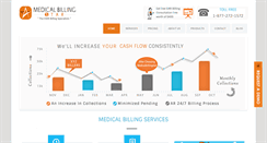 Desktop Screenshot of medicalbillingstar.com