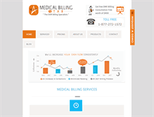 Tablet Screenshot of medicalbillingstar.com